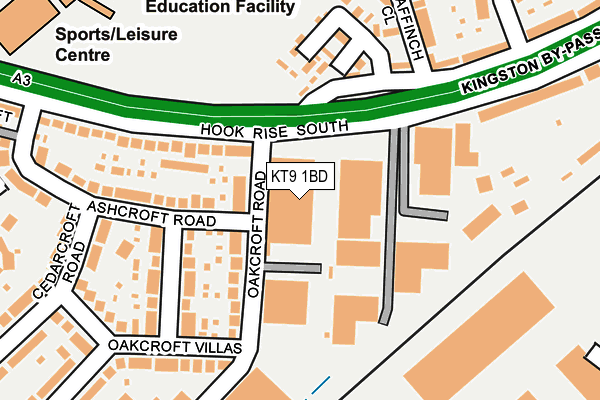 Map of LAND2ESCAPE LTD at local scale