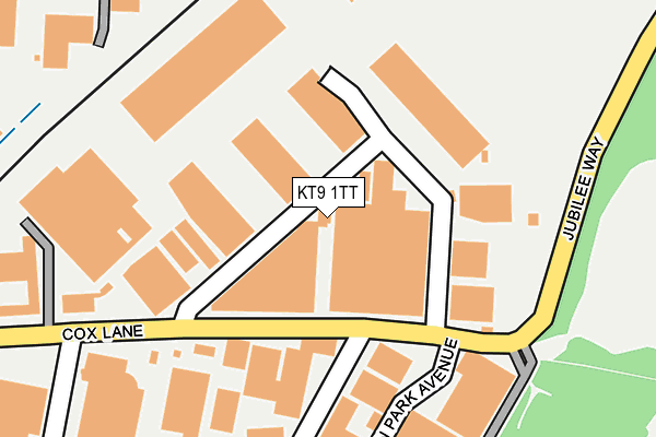 Map of SURREY MOT'S LTD at local scale