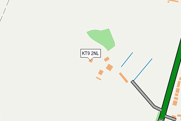 KT9 2NL map - OS OpenMap – Local (Ordnance Survey)