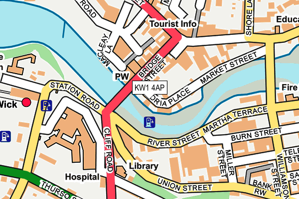 KW1 4AP map - OS OpenMap – Local (Ordnance Survey)