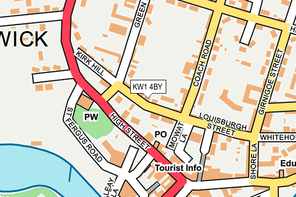 KW1 4BY map - OS OpenMap – Local (Ordnance Survey)