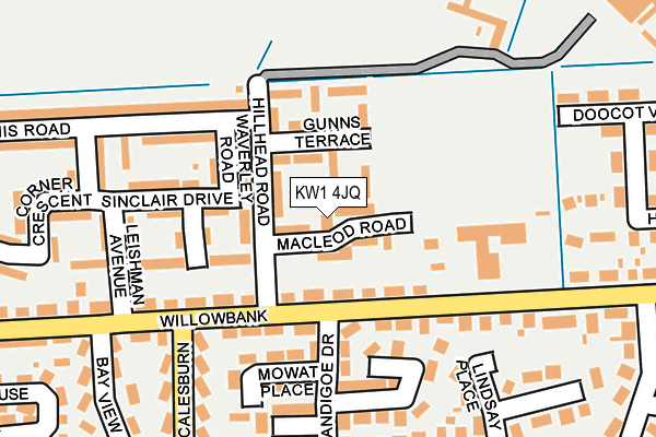 KW1 4JQ map - OS OpenMap – Local (Ordnance Survey)