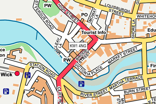 KW1 4NG map - OS OpenMap – Local (Ordnance Survey)