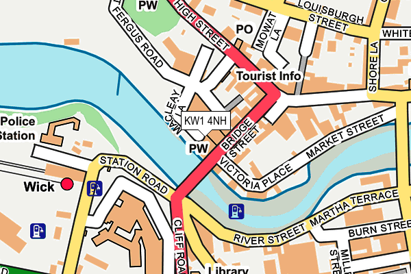 KW1 4NH map - OS OpenMap – Local (Ordnance Survey)