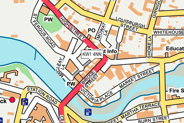 KW1 4NN map - OS OpenMap – Local (Ordnance Survey)