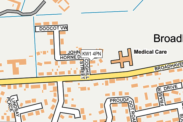 KW1 4PN map - OS OpenMap – Local (Ordnance Survey)