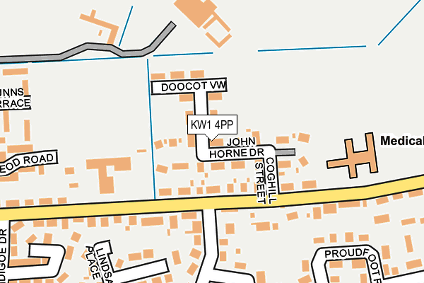 KW1 4PP map - OS OpenMap – Local (Ordnance Survey)