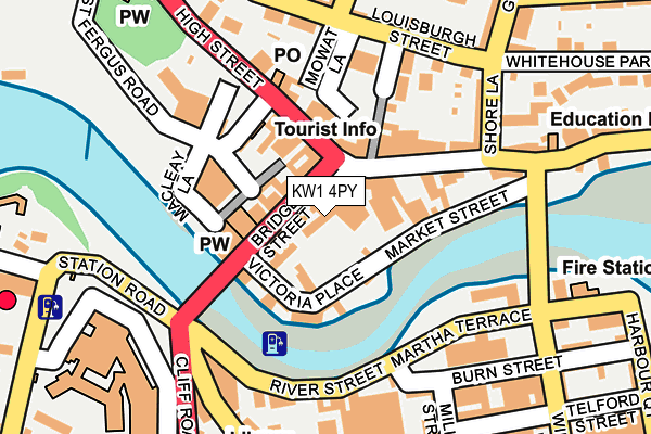 KW1 4PY map - OS OpenMap – Local (Ordnance Survey)