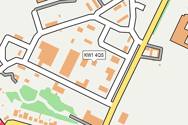 KW1 4QS map - OS OpenMap – Local (Ordnance Survey)