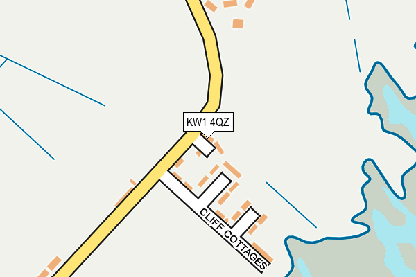 KW1 4QZ map - OS OpenMap – Local (Ordnance Survey)