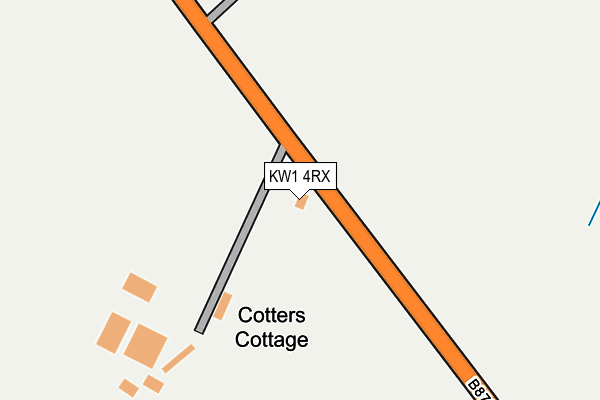 KW1 4RX map - OS OpenMap – Local (Ordnance Survey)