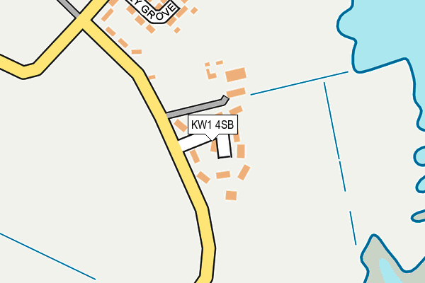 KW1 4SB map - OS OpenMap – Local (Ordnance Survey)