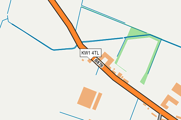 KW1 4TL map - OS OpenMap – Local (Ordnance Survey)