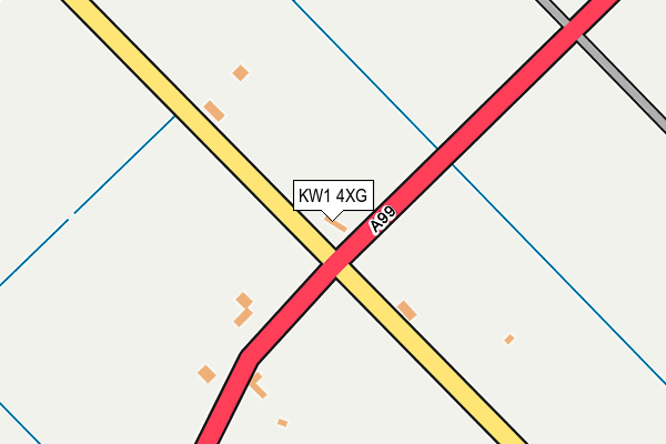 KW1 4XG map - OS OpenMap – Local (Ordnance Survey)
