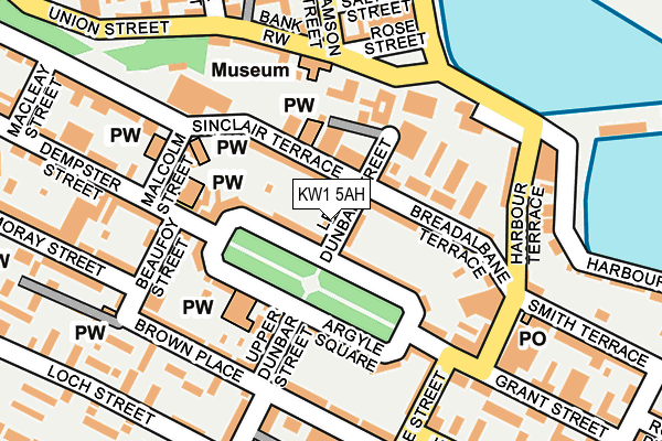 KW1 5AH map - OS OpenMap – Local (Ordnance Survey)