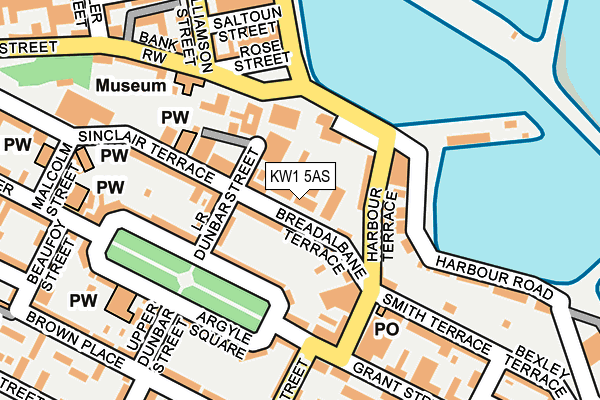 KW1 5AS map - OS OpenMap – Local (Ordnance Survey)