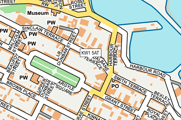 KW1 5AT map - OS OpenMap – Local (Ordnance Survey)