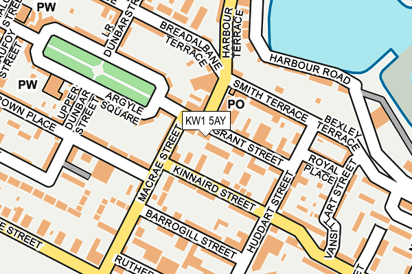 KW1 5AY map - OS OpenMap – Local (Ordnance Survey)