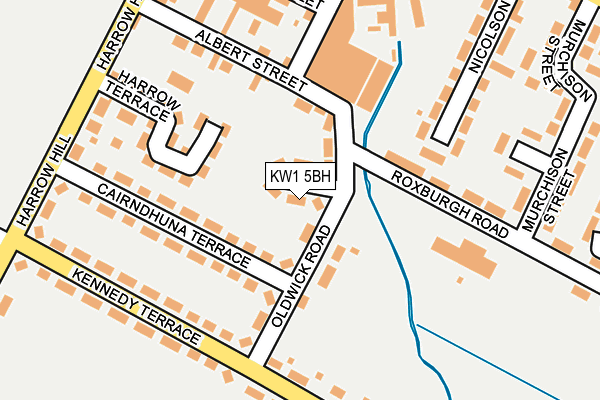 KW1 5BH map - OS OpenMap – Local (Ordnance Survey)