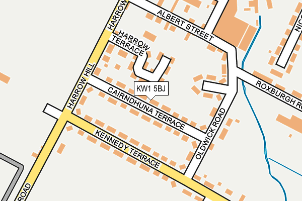 KW1 5BJ map - OS OpenMap – Local (Ordnance Survey)