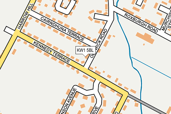KW1 5BL map - OS OpenMap – Local (Ordnance Survey)