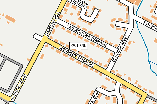 KW1 5BN map - OS OpenMap – Local (Ordnance Survey)