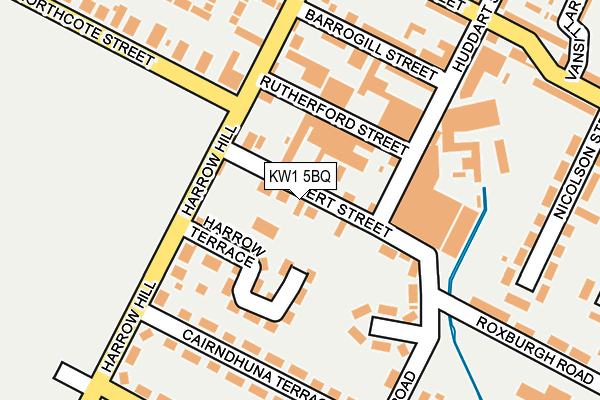 KW1 5BQ map - OS OpenMap – Local (Ordnance Survey)