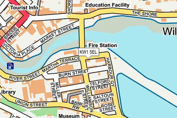 KW1 5EL map - OS OpenMap – Local (Ordnance Survey)