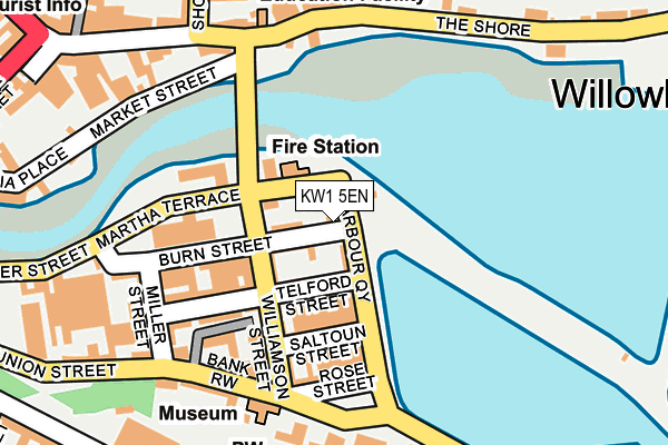 KW1 5EN map - OS OpenMap – Local (Ordnance Survey)