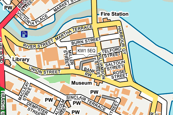 KW1 5EQ map - OS OpenMap – Local (Ordnance Survey)