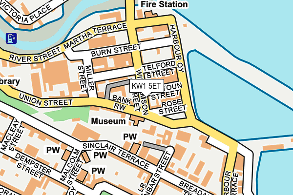 KW1 5ET map - OS OpenMap – Local (Ordnance Survey)