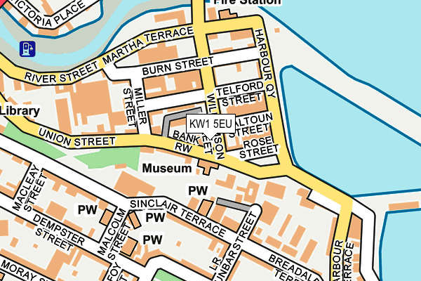 KW1 5EU map - OS OpenMap – Local (Ordnance Survey)