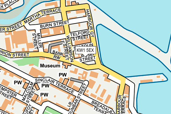 KW1 5EX map - OS OpenMap – Local (Ordnance Survey)