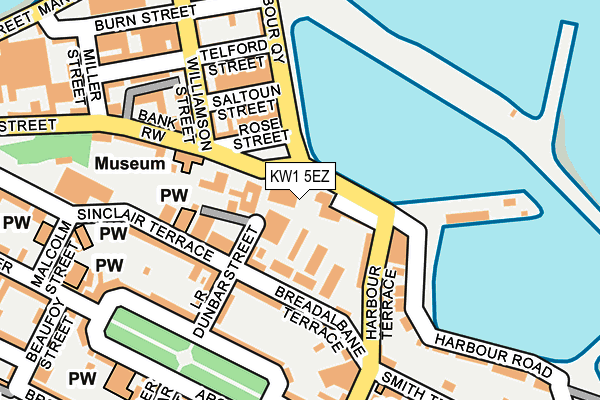 KW1 5EZ map - OS OpenMap – Local (Ordnance Survey)