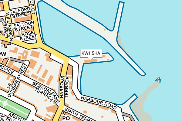 KW1 5HA map - OS OpenMap – Local (Ordnance Survey)