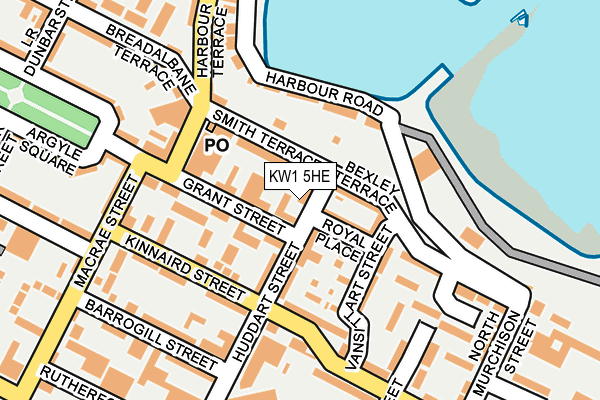 KW1 5HE map - OS OpenMap – Local (Ordnance Survey)