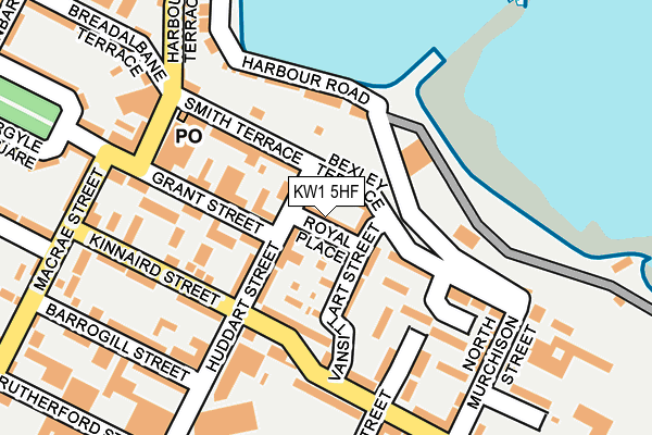 KW1 5HF map - OS OpenMap – Local (Ordnance Survey)