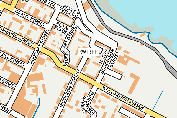 KW1 5HH map - OS OpenMap – Local (Ordnance Survey)