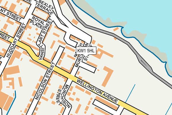 KW1 5HL map - OS OpenMap – Local (Ordnance Survey)