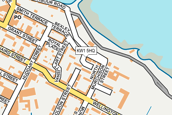 KW1 5HQ map - OS OpenMap – Local (Ordnance Survey)