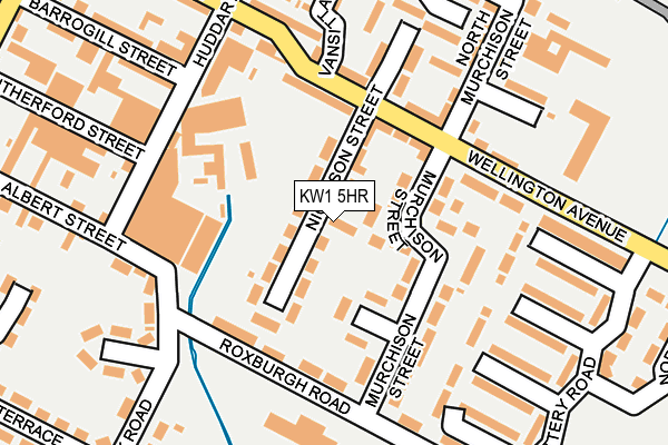 KW1 5HR map - OS OpenMap – Local (Ordnance Survey)