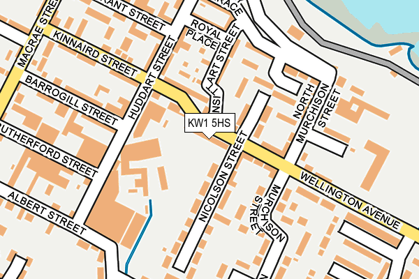 KW1 5HS map - OS OpenMap – Local (Ordnance Survey)