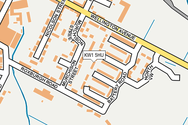 KW1 5HU map - OS OpenMap – Local (Ordnance Survey)