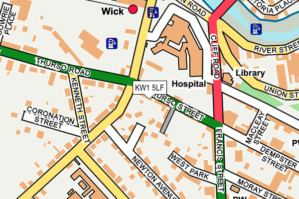 KW1 5LF map - OS OpenMap – Local (Ordnance Survey)