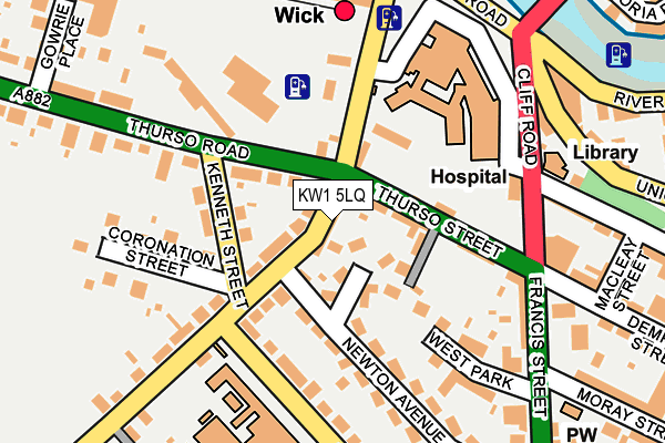 KW1 5LQ map - OS OpenMap – Local (Ordnance Survey)