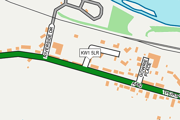 KW1 5LR map - OS OpenMap – Local (Ordnance Survey)