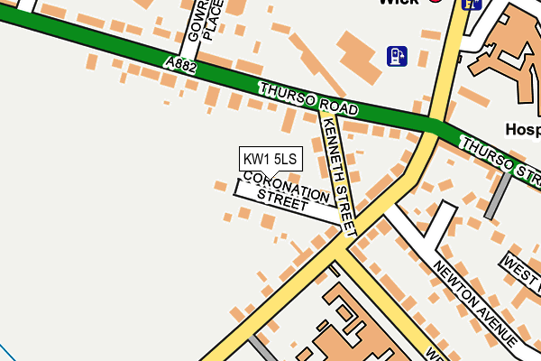 KW1 5LS map - OS OpenMap – Local (Ordnance Survey)