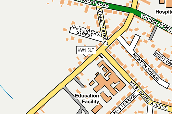 KW1 5LT map - OS OpenMap – Local (Ordnance Survey)