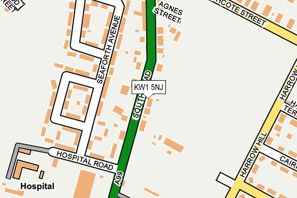 KW1 5NJ map - OS OpenMap – Local (Ordnance Survey)