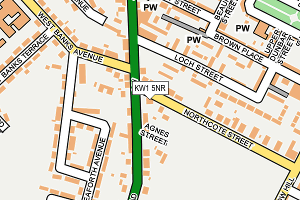 KW1 5NR map - OS OpenMap – Local (Ordnance Survey)